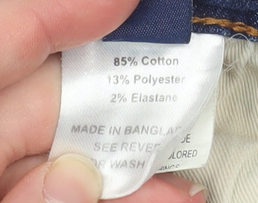 Mens UK Size M Allen Solly Regular Fit Straight Blue Jeans