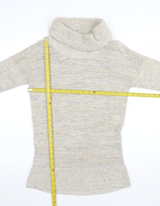 Womens UK Size M CC Beige Pullover Jumper