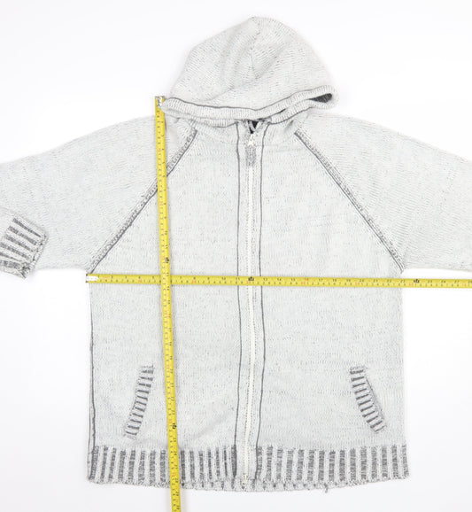 Mens UK Size XL Lewis & Finch Grey Full Zip Jumper