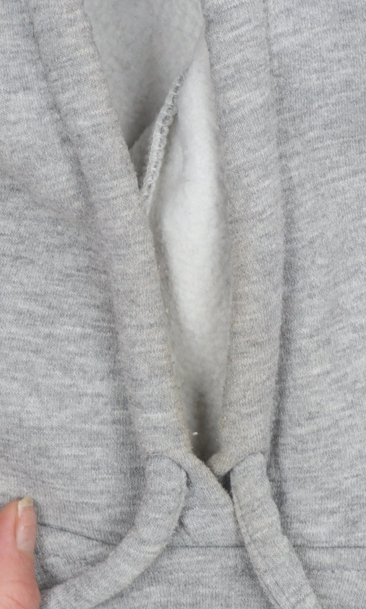 Womens UK Size 8 Misspap Grey Pullover Hoodie