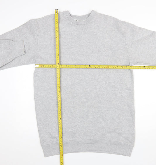 Mens UK Size M Pull&Bear Grey Pullover Sweatshirt