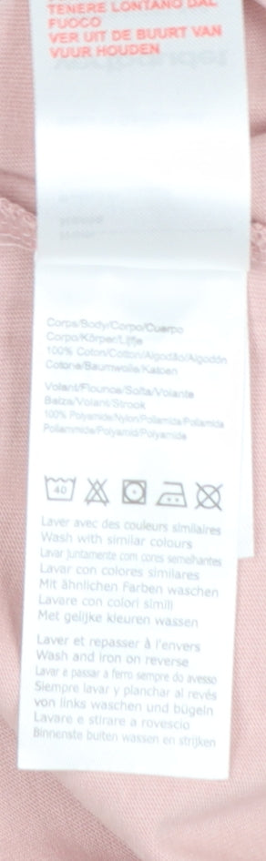 Girls UK Size 14 Years Vertbaudet Pink Pullover T-Shirt