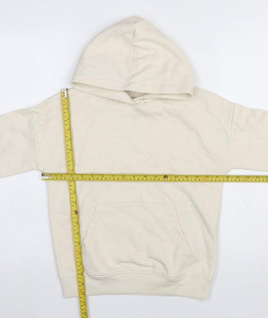 Girls UK Size 8-9 Years Marks and Spencer Ivory Pullover Hoodie