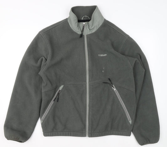 Mens UK Size M TEMP Grey Basic Jacket