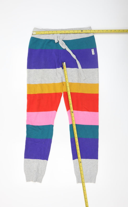 Womens UK Size S Reebok Regular Fit Jogger Multicoloured Trousers