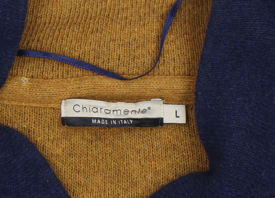Womens UK Size L Chiaramente Blue Cape Jumper