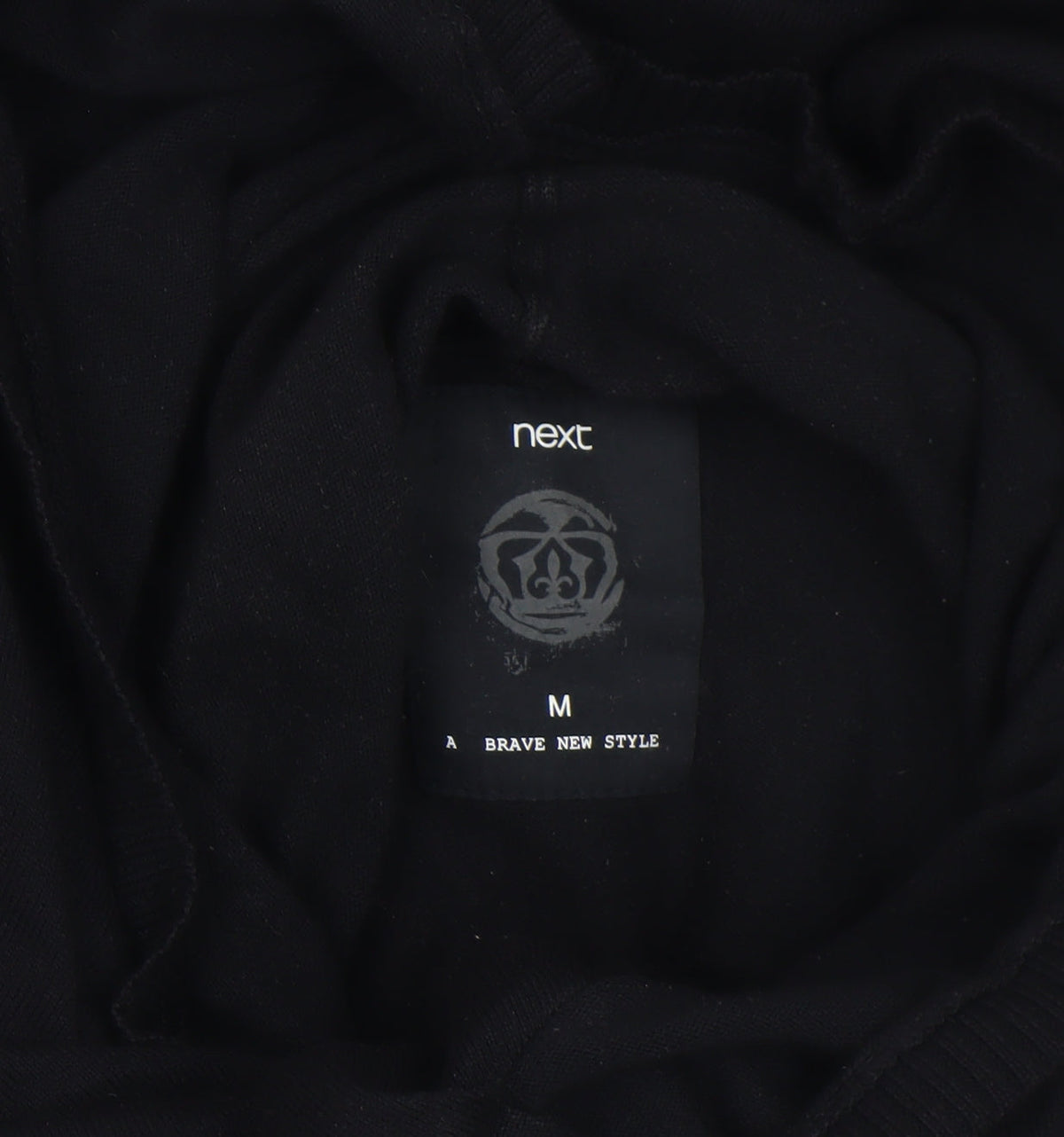 Mens UK Size M NEXT Black Pullover Jumper