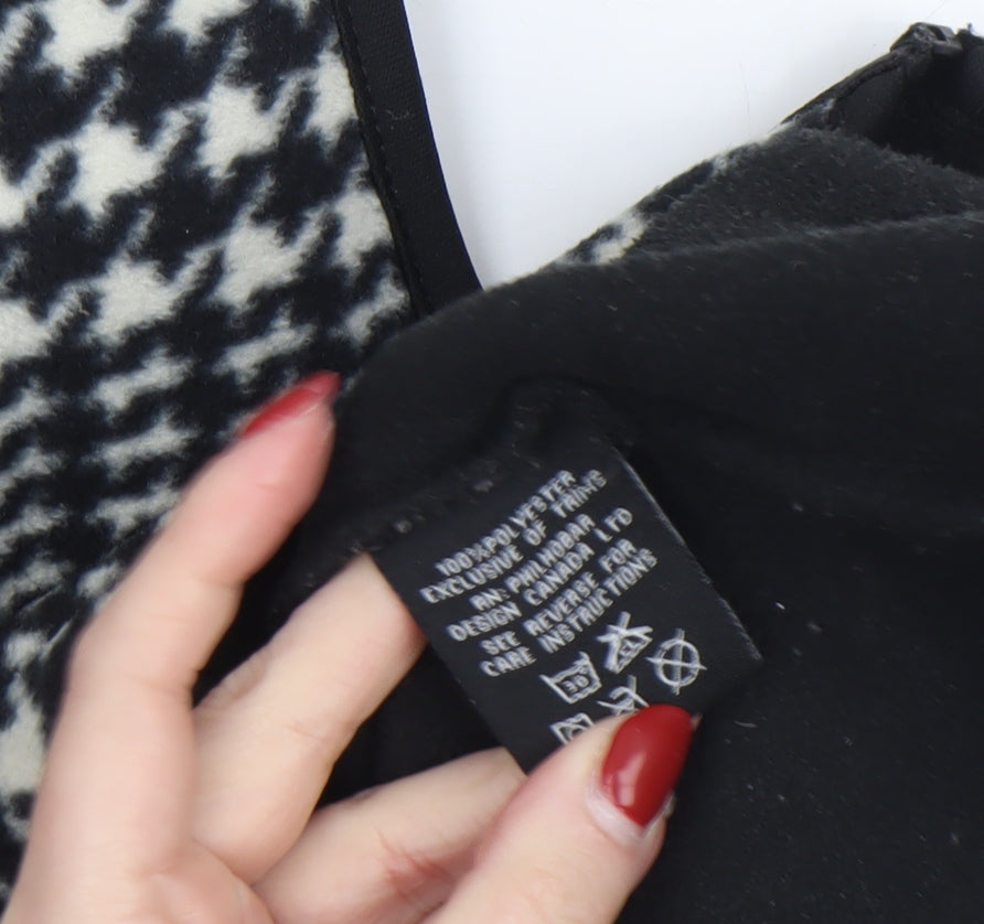 Womens UK Size S Eivissa Black Bodywarmer