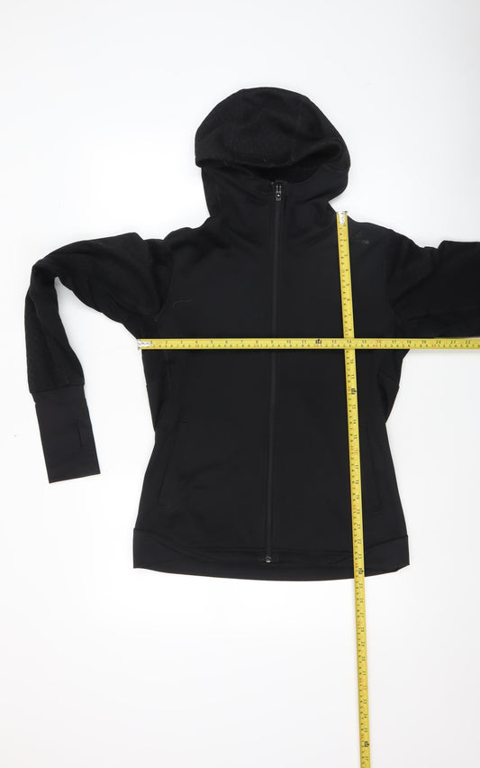 Womens UK Size S adidas Black Full Zip Sweatshirt