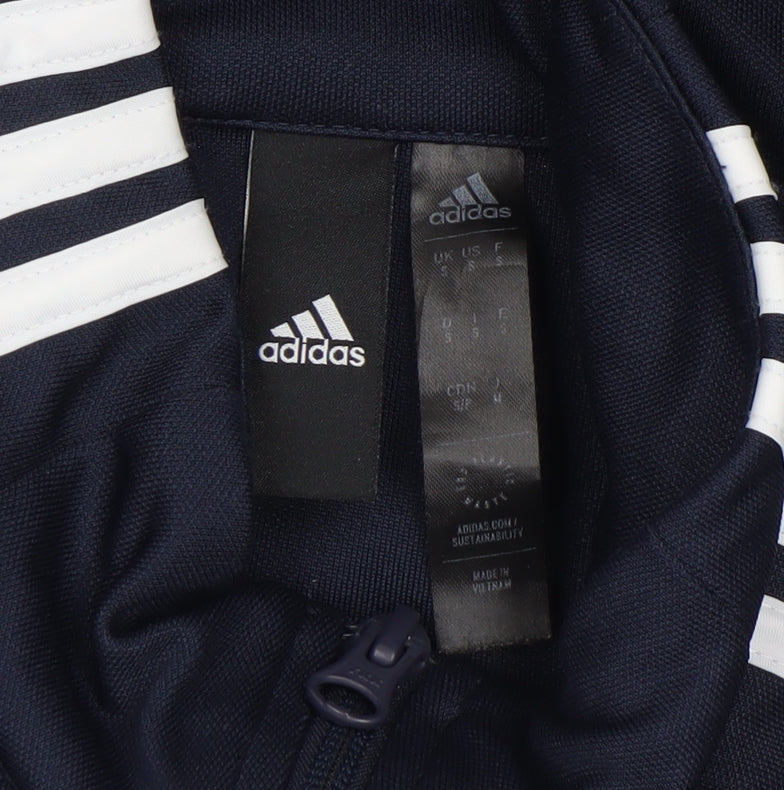 Mens UK Size S adidas Blue Pullover Sweatshirt