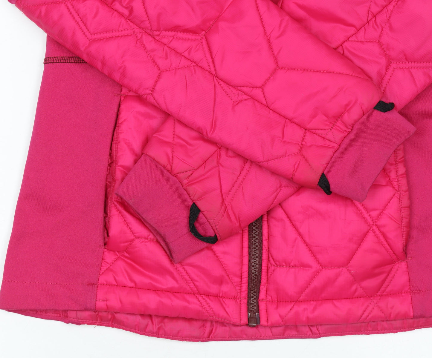 Womens UK Size 8 Quechua Pink Hiking Walking Running & Jogging Jacket