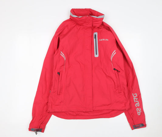 Womens UK Size 12 Dare 2B Red Rain Coat