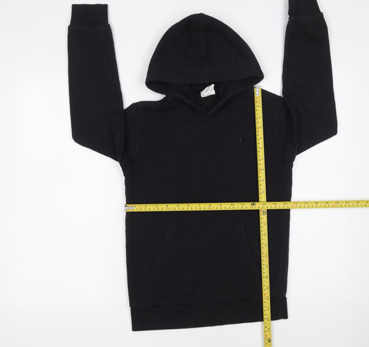 Boys UK Size 11-12 Years Champion Black Pullover Hoodie