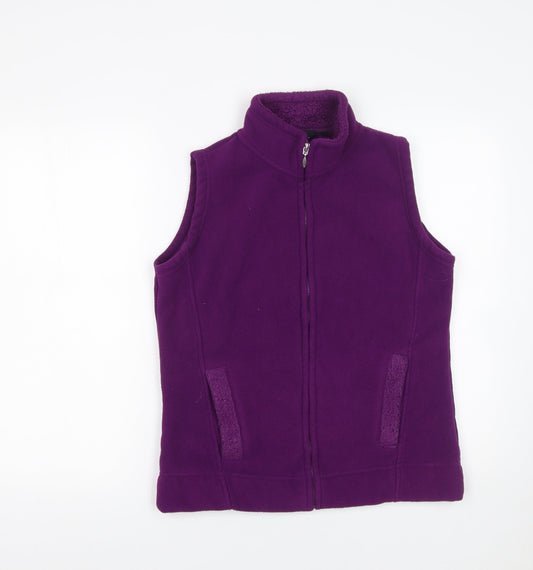 Womens UK Size S ISLE Essentials Purple Bodywarmer