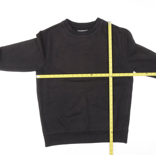 Mens UK Size M Primark Black Pullover Sweatshirt