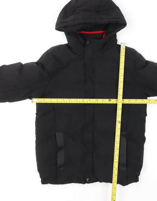Boys UK Size 9-10 Years Trespass Black Puffer Jacket