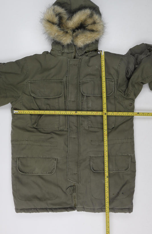 Womens UK Size L Estwest Green Parka Coat