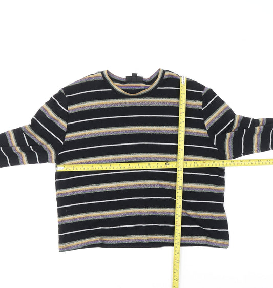 Womens UK Size 12 Topshop Black Pullover Jumper