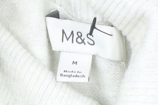 Womens UK Size M Marks and Spencer Grey Pullover Jumper