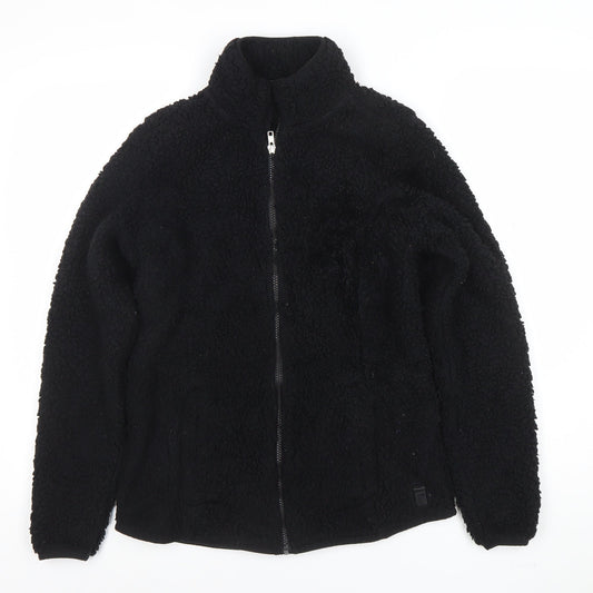 Womens UK Size M FILA Black Basic Jacket