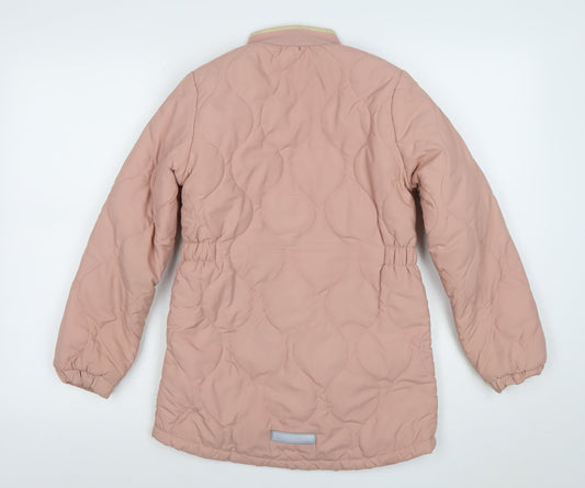 Girls UK Size 10 Years name it Pink Quilted Coat