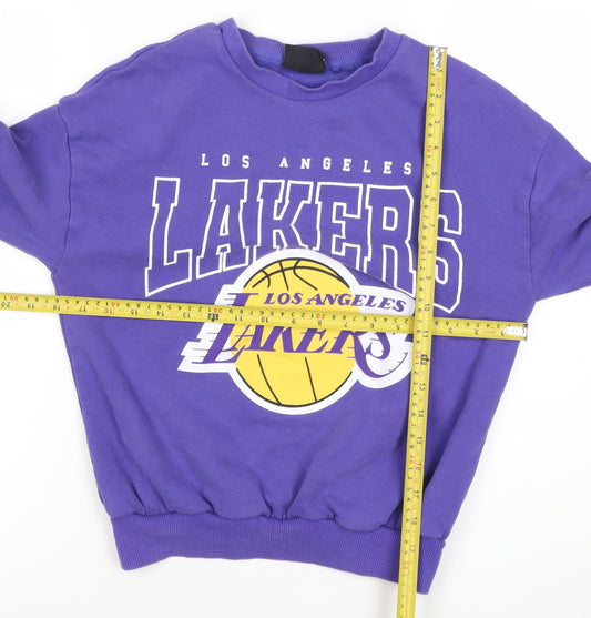 Next Girls Purple Los Angeles Lakers Pullover Sweatshirt 9 Years