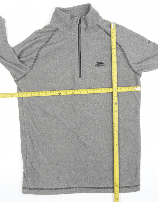 Mens UK Size S Trespass Grey Pullover Sweatshirt