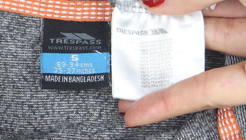 Mens UK Size S Trespass Grey Pullover Sweatshirt