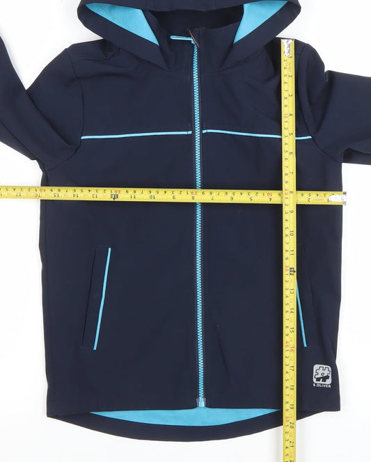 Boys UK Size 8 Years s.Oliver Blue Soft Shell