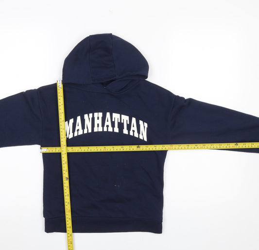 Boys UK Size 8-9 Years Primark Blue Pullover Hoodie