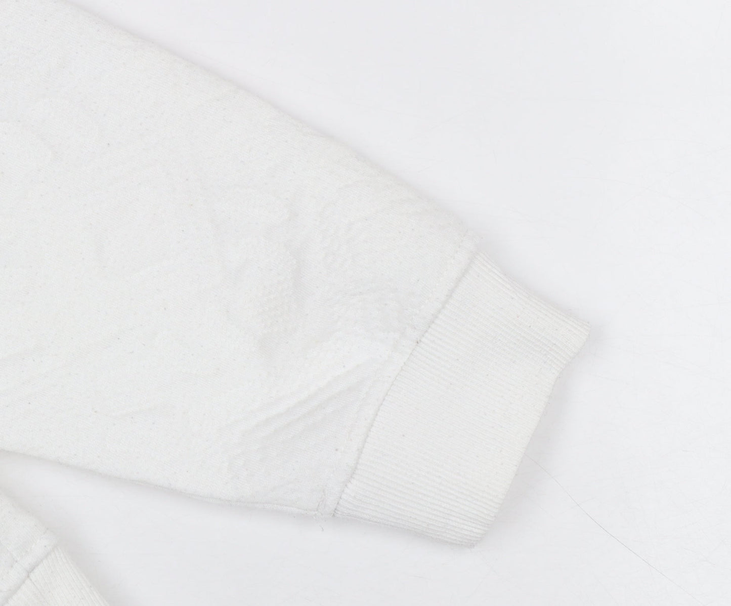 Womens UK Size S Zara White Pullover Sweatshirt