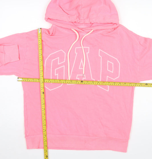 Womens UK Size M Gap Pink Pullover Hoodie