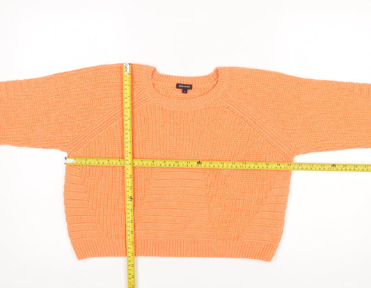 Womens UK Size 10 River Island Orange Pullover Jumper