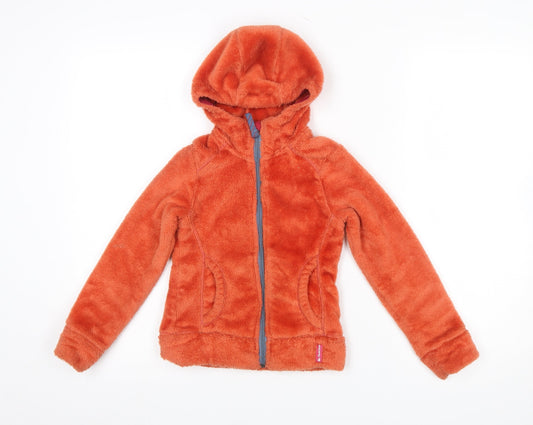 Girls UK Size 6 Years Quechua Orange Basic Jacket