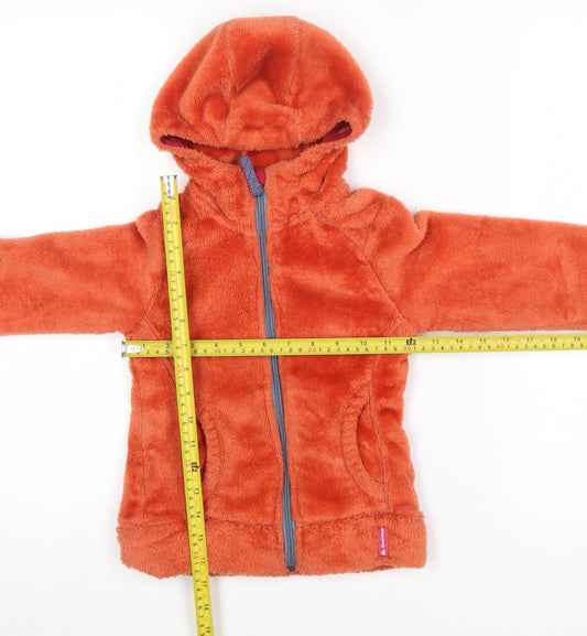Girls UK Size 6 Years Quechua Orange Basic Jacket