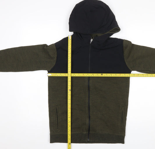 Boys UK Size 13-14 Years Marks and Spencer Multicoloured Full Zip Hoodie