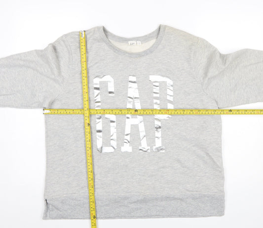Womens UK Size XL Gap Grey Pullover Sweatshirt