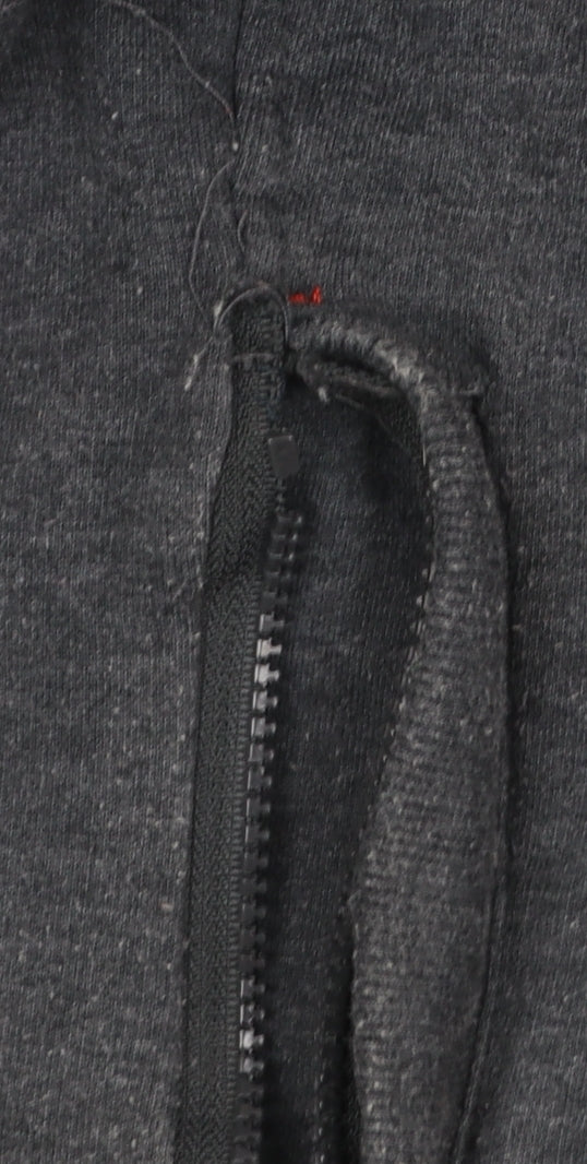 Mens UK Size M Crosshatch Grey Basic Jacket