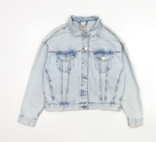 Womens UK Size 6 Denim Co. Blue Basic Jacket