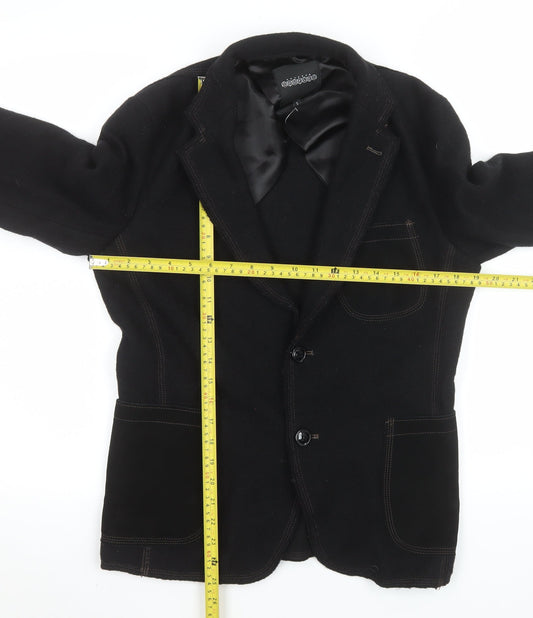 Womens UK Size S Rosebud Couples Black Basic Jacket
