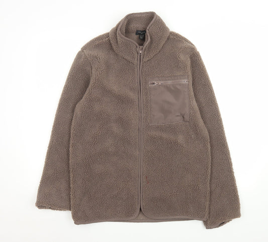 Mens UK Size XS New Look Brown Fleece