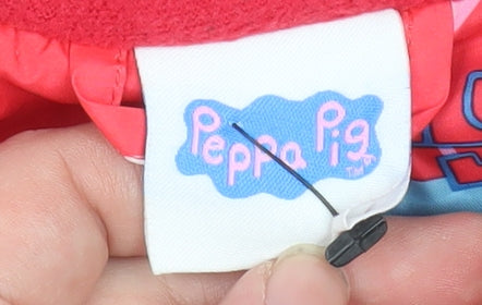 Girls UK Size 18-24 Months Peppa Pig Red Puffer Jacket