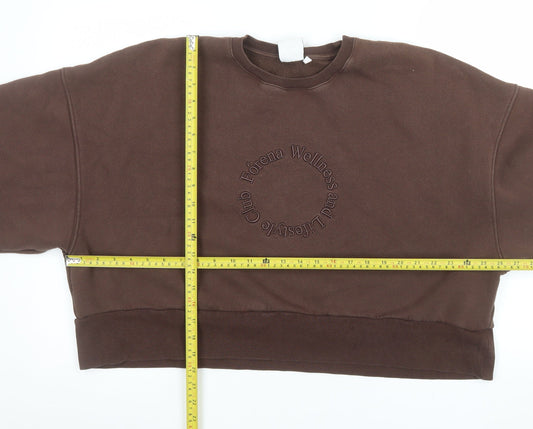 Womens UK Size 14 Fórena Brown Pullover Sweatshirt