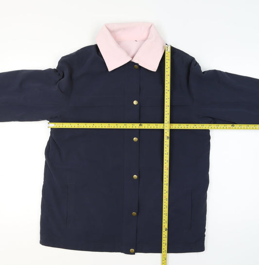 Womens UK Size 12 Marks and Spencer Blue Basic Jacket