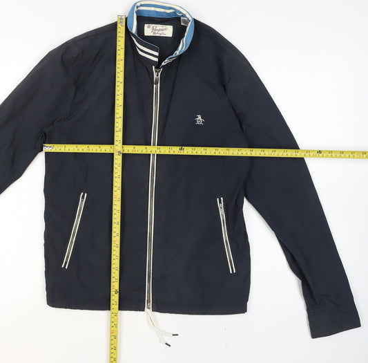 Boys UK Size S Original Penguin by Munsingwear Blue Bomber Jacket