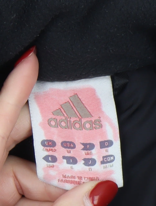 Additional view of Adidas men’s black insulated puffer jacket, size M, football style