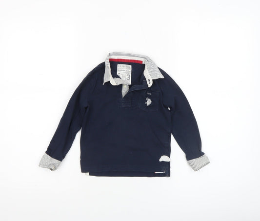 Boys UK Size 3 Years U.S. Polo Assn. Blue Basic Polo