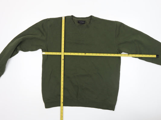 Mens UK Size M Van Heusen Green Pullover Sweatshirt
