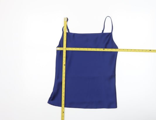 Womens UK Size 10 Oasis Blue Camisole Tank