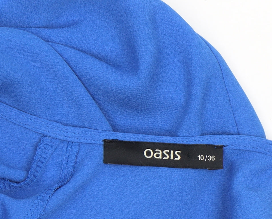 Womens UK Size 10 Oasis Blue Camisole Tank